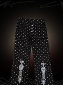 【TEKITO-★】Dot pants-black