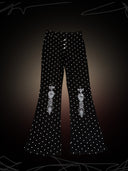 【TEKITO-★】Dot pants-black