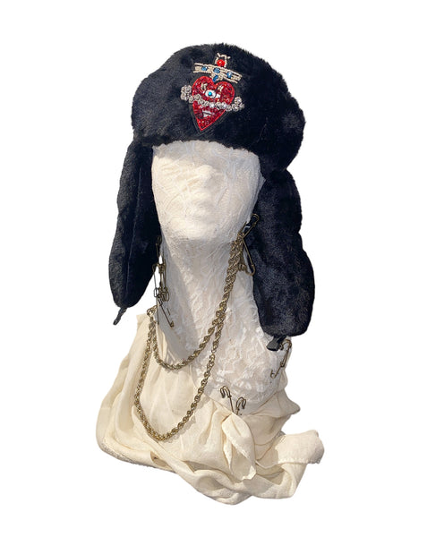 QUEEN PYLON HAT-BLACK