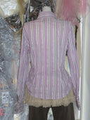 TEKITO-★Purple Line Shirts