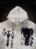【TEKITO-★】IラヴYOU Zip hoodie