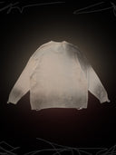 【TEKITO-★】IラヴYOU Over  Knit -smoke