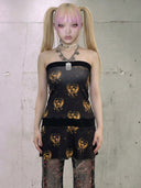 勇者bare tube dress