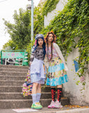 【My Me】Old  saree× MyMe Skirt-Mornning