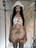 【My Me】Nudie Flower skirt