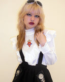 QUEEN Blouse-White