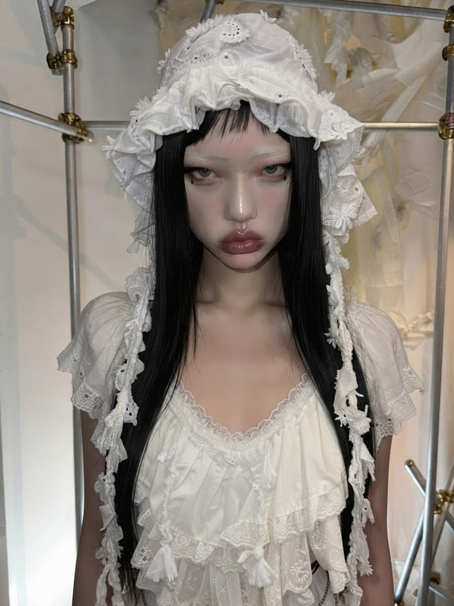 Flower Bonnet hat