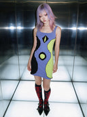 MINORITYIES DRESS-PURPLE
