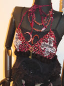 Secret key knit bra