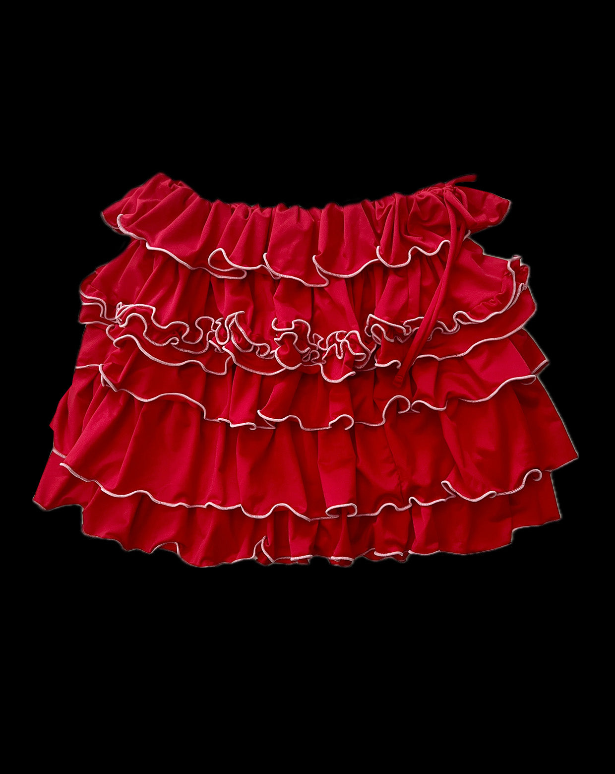 FRILL SKIRT-FIRE