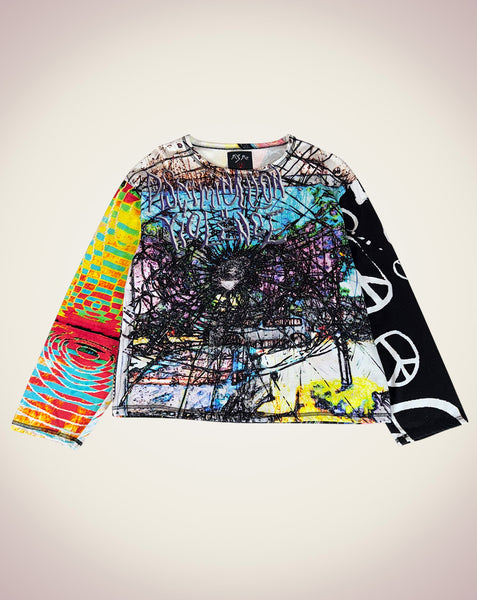 【My Me】逆転Ver,歪んだ世界でジャンプするLong T-shirts