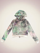 The dream lies within you velours hoodie-mint