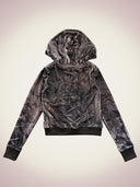 The dream lies within you velours hoodie-gothic