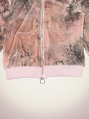 The dream lies within you velours hoodie-powder