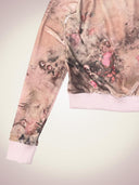 The dream lies within you velours hoodie-powder