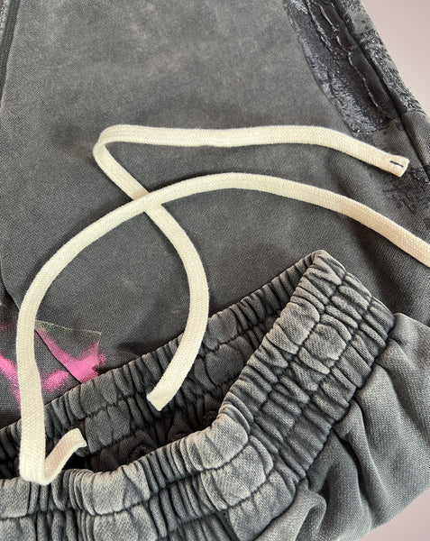CHAOS MODE Track Pants -Smoke