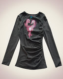 反抗期 Tops Dark Gray