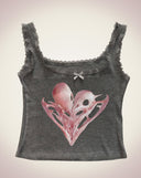 反抗期Camisole Gray