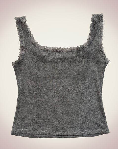 反抗期Camisole Gray