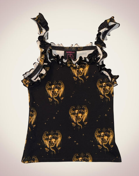 反抗の勇者Camisole-Black