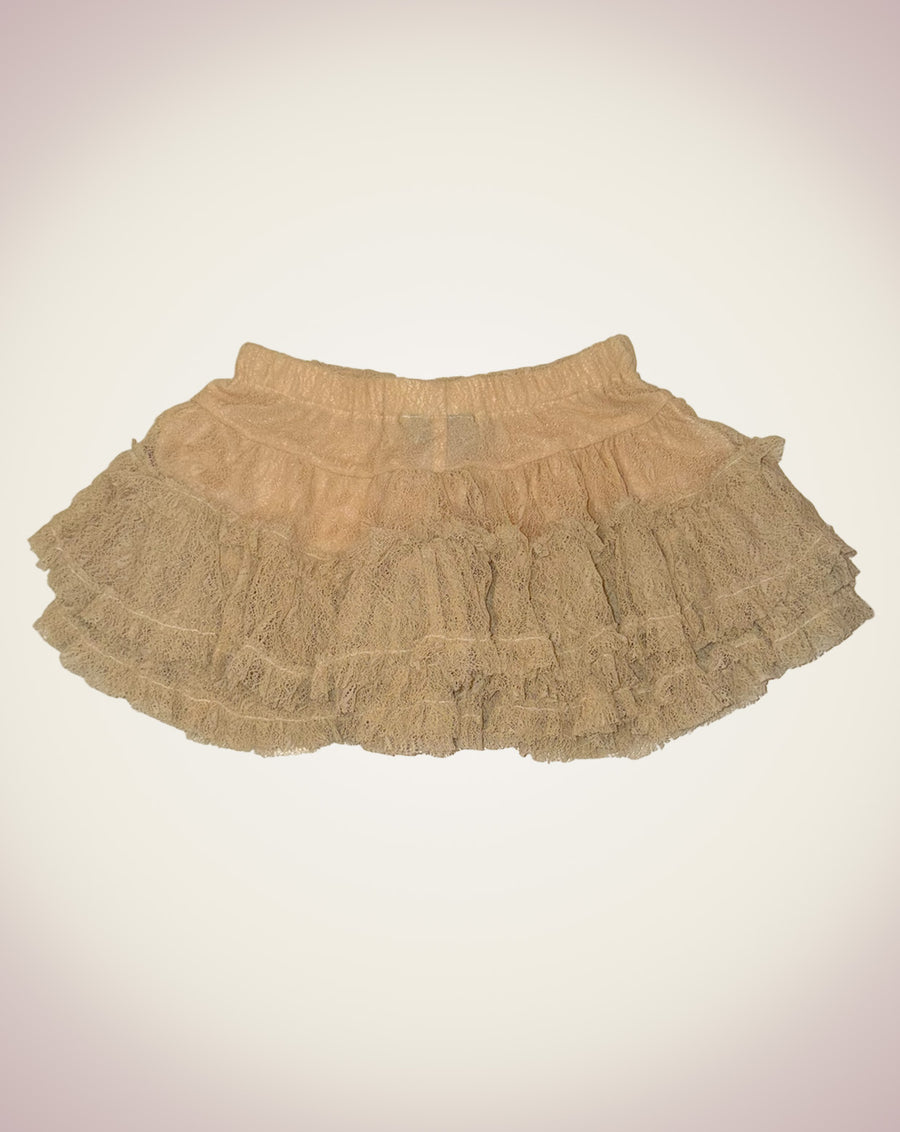 Baby Frill Skirt Beige