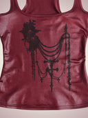 102% Mind chain top-Dark cherry