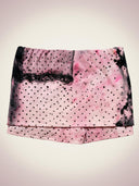 Dot skirt pants