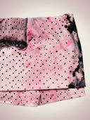 Dot skirt pants