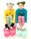 FLOWER Arm warmer-WHITE*Last one
