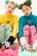 FLOWER Arm warmer-WHITE*Last one